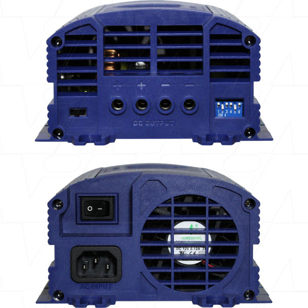 ACDC 12V 25A power supply and fully automatic 4 stage battery charger
