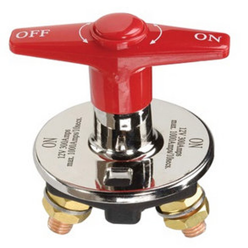 Narva 61044BL Battery Master Isolator Cut Off Kill Switch Nickel Plated