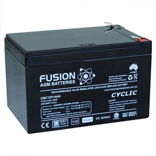 Fusion CBC12V14AH AGM VRLA 12V 14Ah Cyclic Use