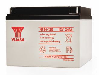 Yuasa NP24-12BFR NP Series 12V 24AH VRLA Battery