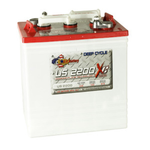 US Battery Wet DC US2200UTL Red 6V 232Ah (GC2 Low) Speedcap