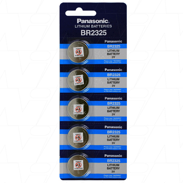 Panasonic BR2325 Specialised Lithium Battery Coin Cell | Batteries Direct