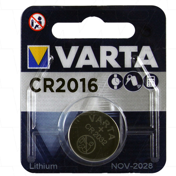 Varta CR2016 Consumer 3V Lithium Battery Coin Cell Batteries Direct