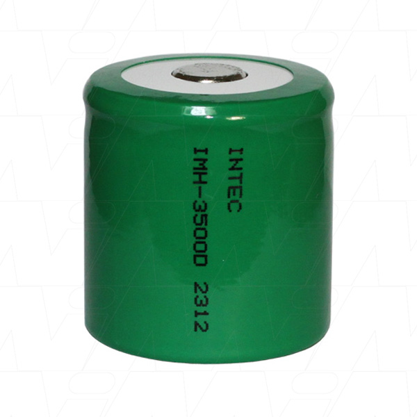 Intec IMH3500D 1/2D Size 3500mAh Industrial Grade NiMH Cylindrical