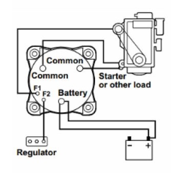 Blue Sea Systems BS-3001 HD-Series Heavy Duty On-Off Battery Switch with AFD