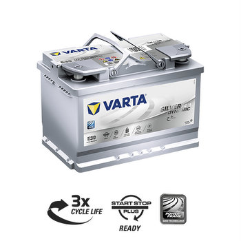 VARTA 570 901 076 (E39) Silver Dynamic AGM with Start-Stop