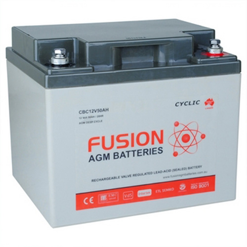 12V 50Ah Batterie au plomb (AGM), B.B. Battery EB50-12