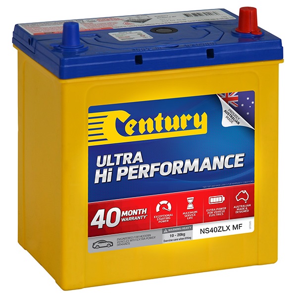 Century NS40ZLXMF Ultra Hi Performance Car Battery Batteries Direct
