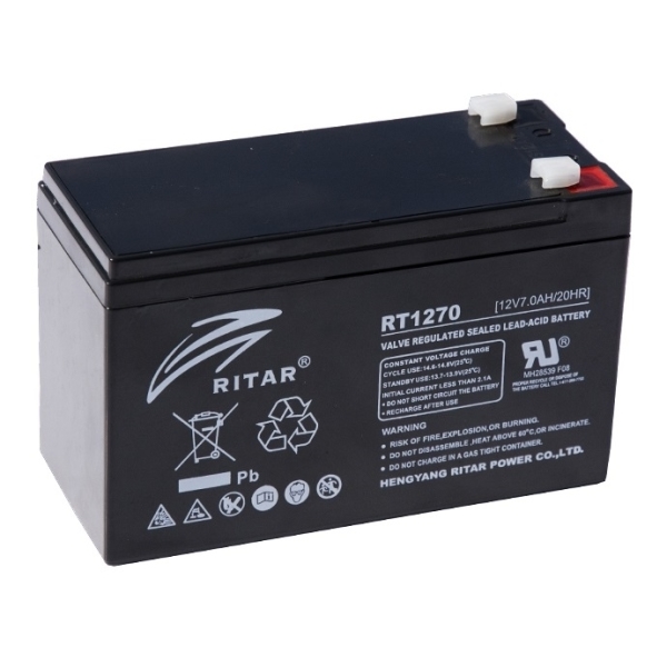 RITAR RT1270 12V 7Ah Sealed Lead Acid Battery | Batteries Direct