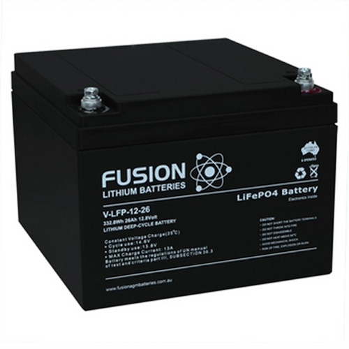 SSB Fusion V-LFP-12-26 12V 26AH Lithium Deep-Cycle LiFePO4