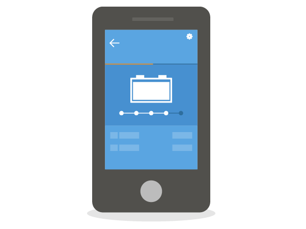 Check the status of your battery remotely